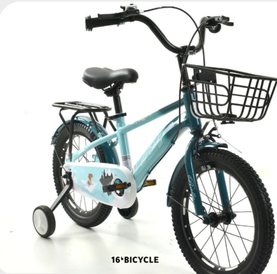 صورة دراجة رالي أطفال رياضية الشكل بلونين مقاس 12,14,16